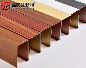 仿木紋鋁方通